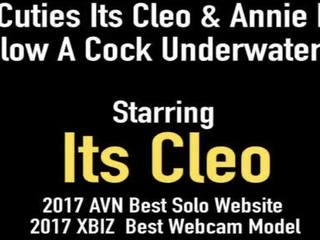 Cam Cuties its Cleo & Annie Knight Blow A prick Underwater!