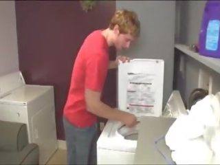 Blowjob In The Laundry Room