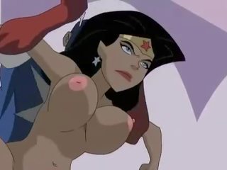 Superhero xxx movie Wonder Woman vs Captain America