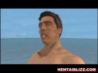 3d animated uly emjekli slattern sucks manhood and gets jizzed